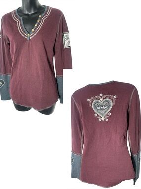 Alp n rock women’s 2 Madeline Henley Apres ski snowflake embroidered